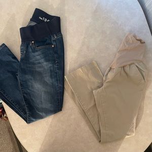 Women’s Maternity Denim and Pants - 3 Pairs